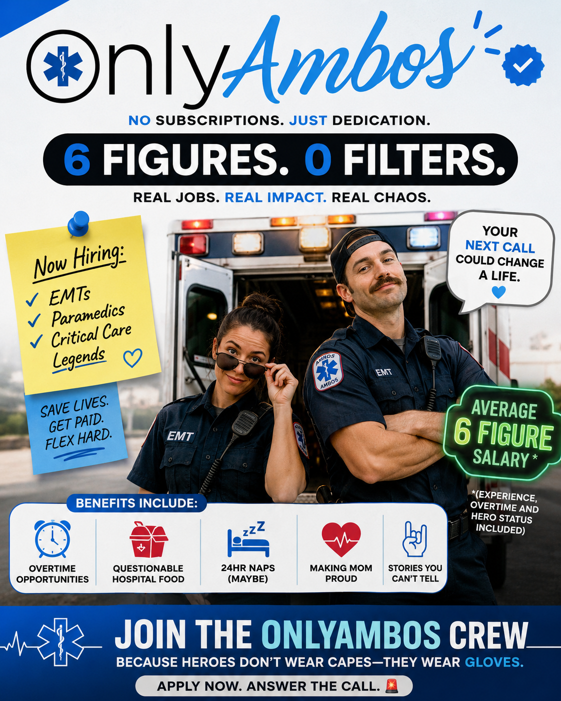 OnlyAmbos: 6 Figures. 0 Filters.